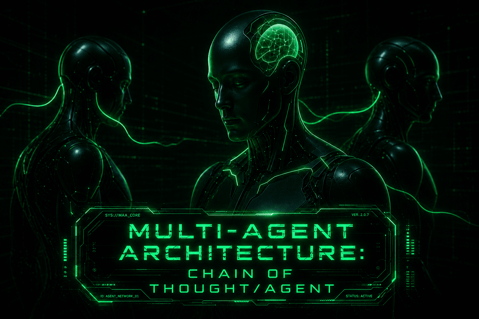 Multi-Agent Architecture: Chain of Thought/Agent cover image for a technical article on giovanniromero.dev